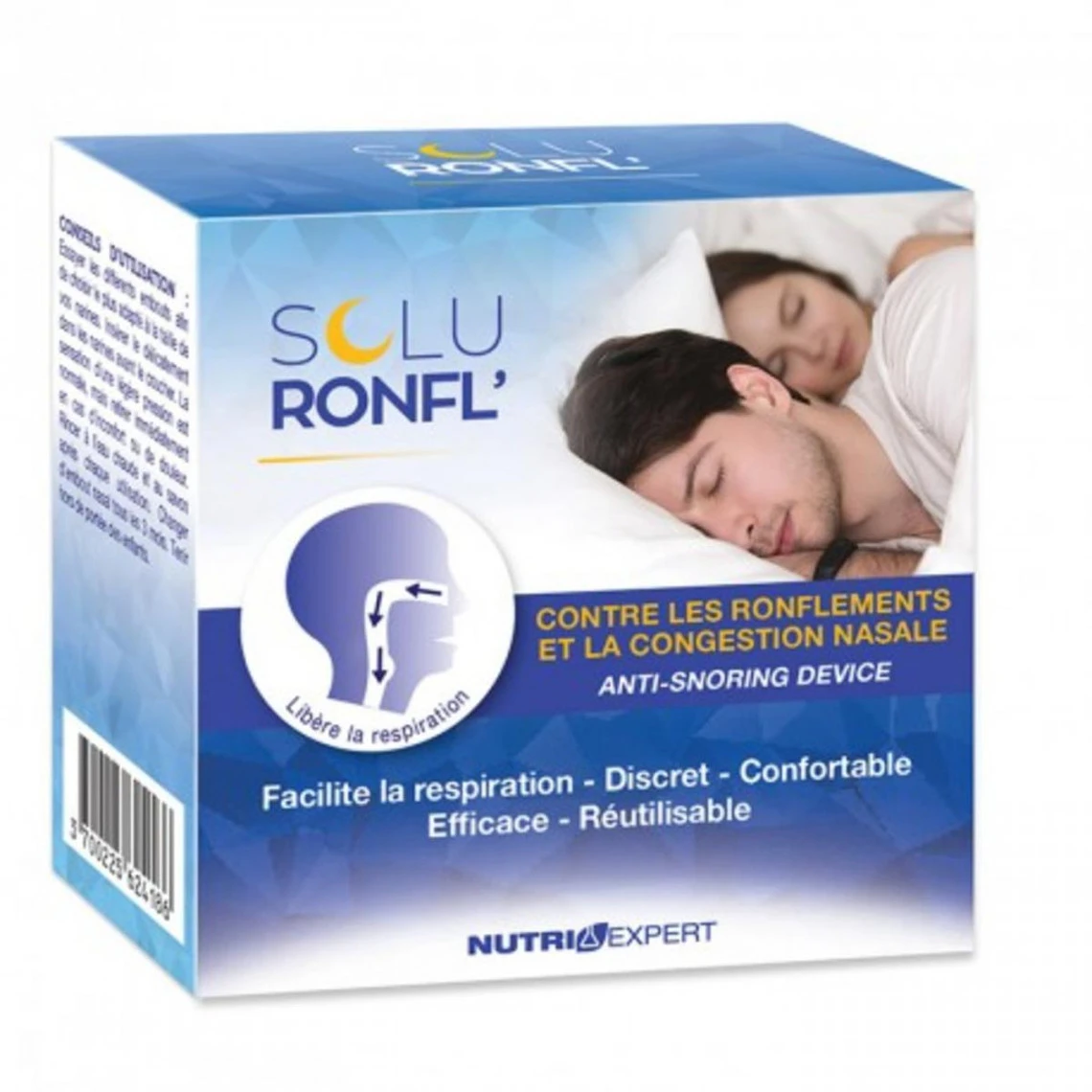 DISPOSITIF NASAL ANTI-RONFLEMENT - Soluronfl 3 DISPOSITIF NASAL ANTI-RONFLEMENT - Soluronfl