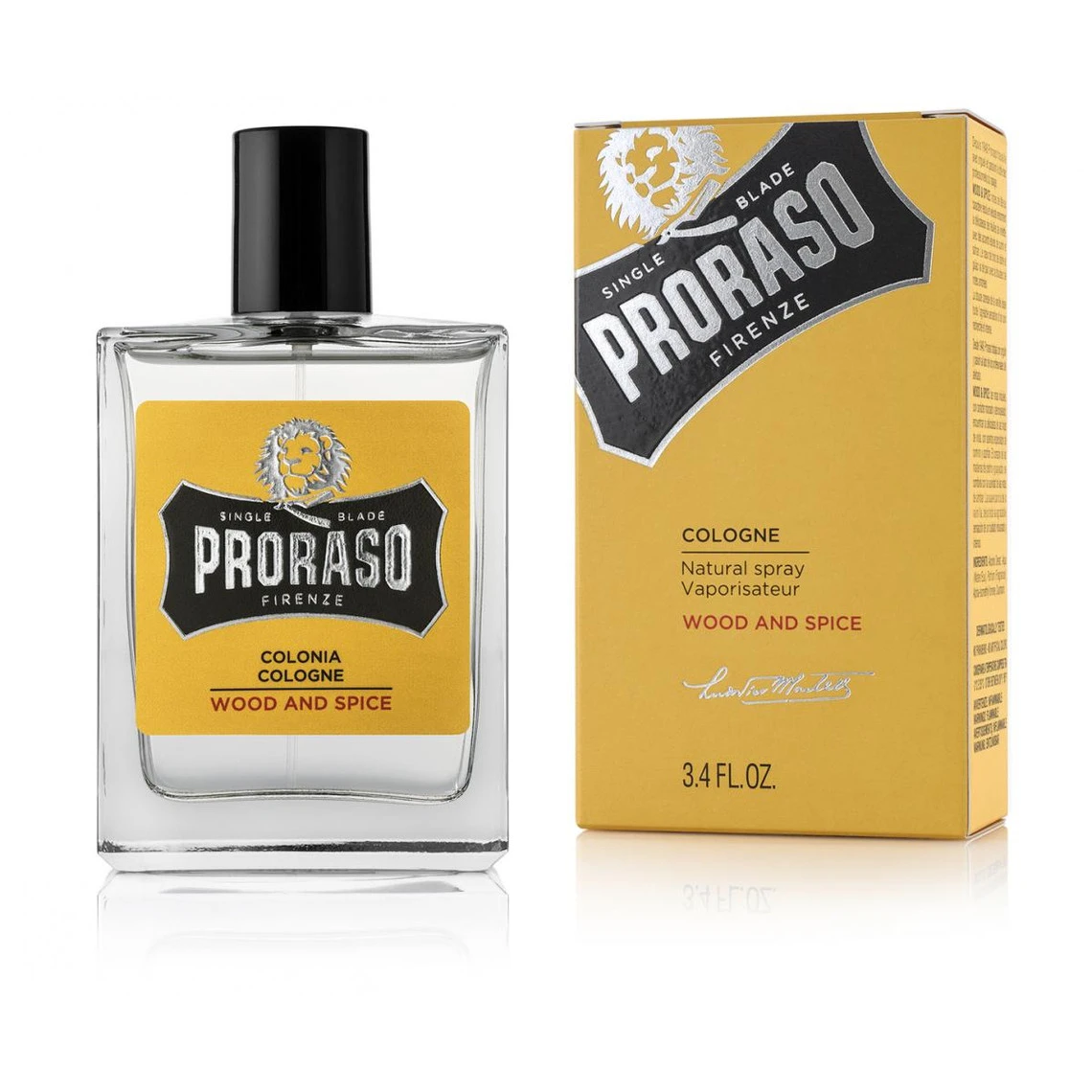 Proraso Eau De Cologne Wood And Spice 100 Ml 3 Proraso Eau De Cologne Wood And Spice 100 Ml