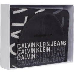 Coffret Écharpe Et Bonnet Noir En Coton -MenCorner Boutique echarpe et bonnet aop bds os 3256281 4 1140x1140