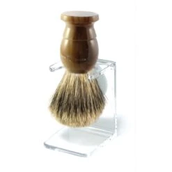 Blaireau Corne Avec Stand - Poil Best Badger