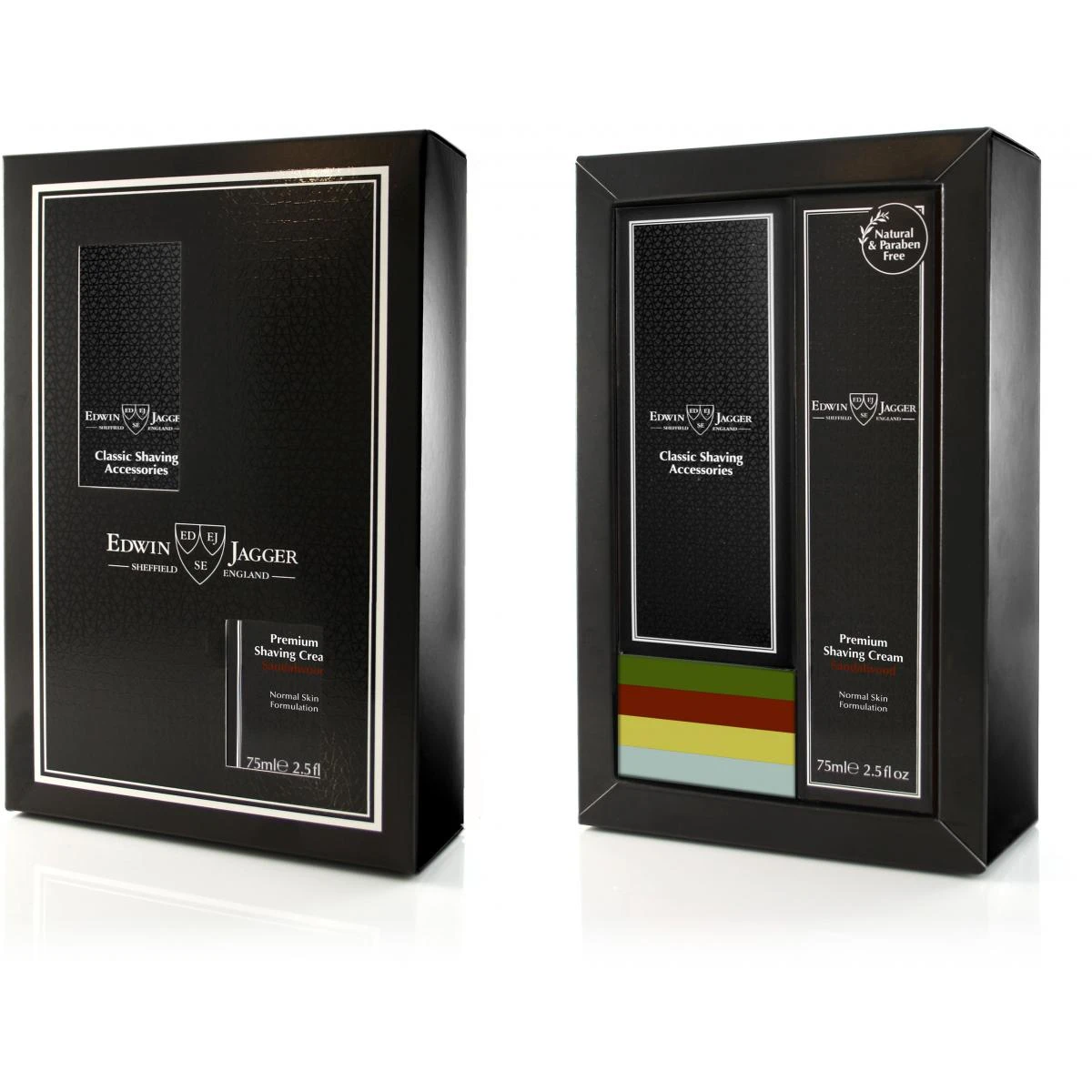 Coffret Rasoir De Sécurité Noir Et Crème à Raser Bois De Santal - Homme 3 Coffret Rasoir De Sécurité Noir Et Crème à Raser Bois De Santal - Homme