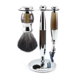 SET DE RASAGE 3 PIECES GILLETTE FUSION PROGLIDE CHROME - EDWIN JAGGER