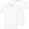 PACK DE 2 T-SHIRTS COL ROND - Pur Coton Blanc -MenCorner Boutique emporio armani 2 pack t shirt white 111647 cc722 04710 1140x1140