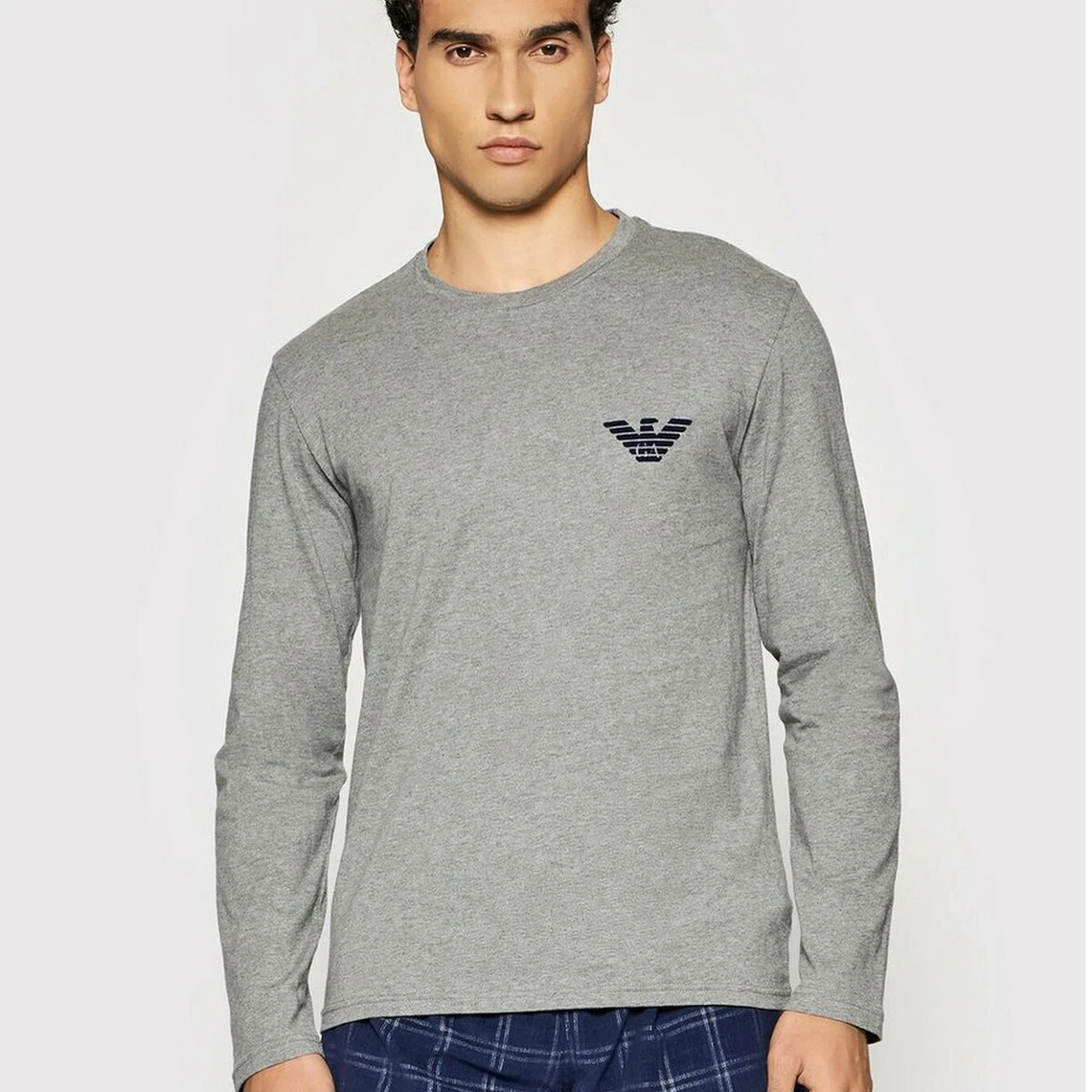 Ensemble Pyjama - Gris Emporio Armani Underwear 4 Ensemble Pyjama - Gris Emporio Armani Underwear – Image 2