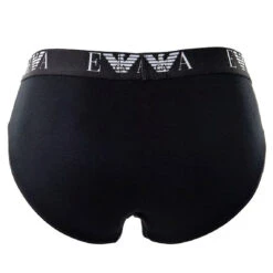 PACK 2 SLIPS COTON STRETCH Ceinture Siglée - Blanc Ou Noir Noir -MenCorner Boutique emporio armani underwear pack 2 slips coton stretch ceinture siglee blanc ou noir noir 3436698 3 1140x1140