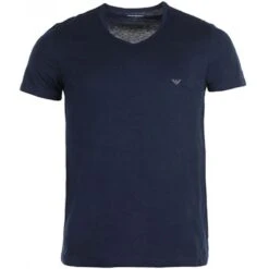 PACK DE 2 T-SHIRTS COL V - Pur Coton Bleu Marine 8 PACK DE 2 T-SHIRTS COL V - Pur Coton Bleu Marine -MenCorner Boutique emporio armani underwear pack de 2 t shirts col v 181240 67256 67252 1200x1200