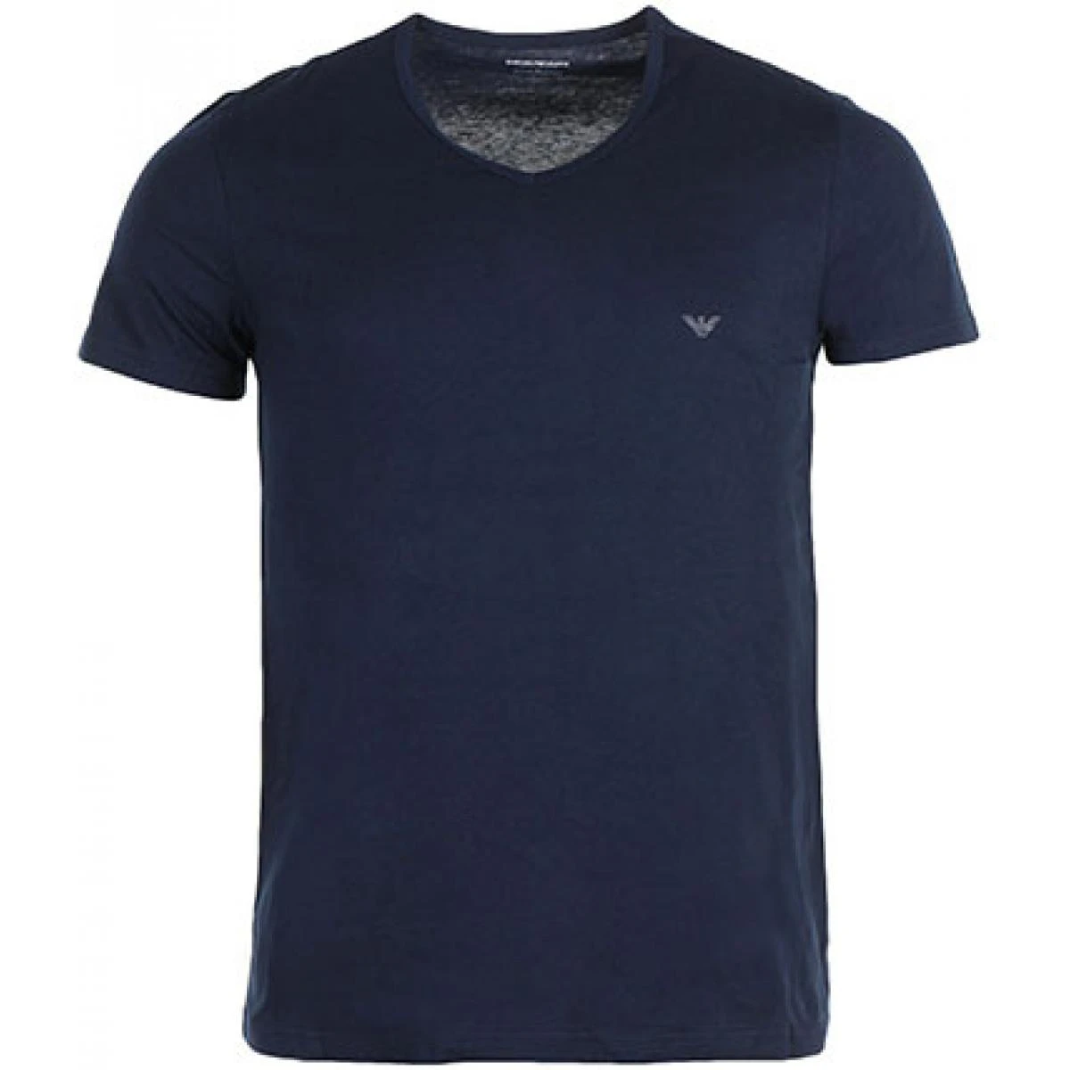 PACK DE 2 T-SHIRTS COL V - Pur Coton Bleu Marine 4 PACK DE 2 T-SHIRTS COL V - Pur Coton Bleu Marine – Image 2