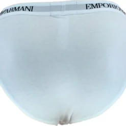 PACK ECONOMIQUE DE 2 SLIPS - Pur Coton Blanc -MenCorner Boutique emporio armani underwear pack economique de 2 slips pur coton blanc 3436764 4 1140x1140