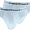 PACK ECONOMIQUE DE 2 SLIPS - Pur Coton Blanc -MenCorner Boutique emporio armani underwear pack economique de 2 slips pur coton blanc 3436764 6 1140x1140