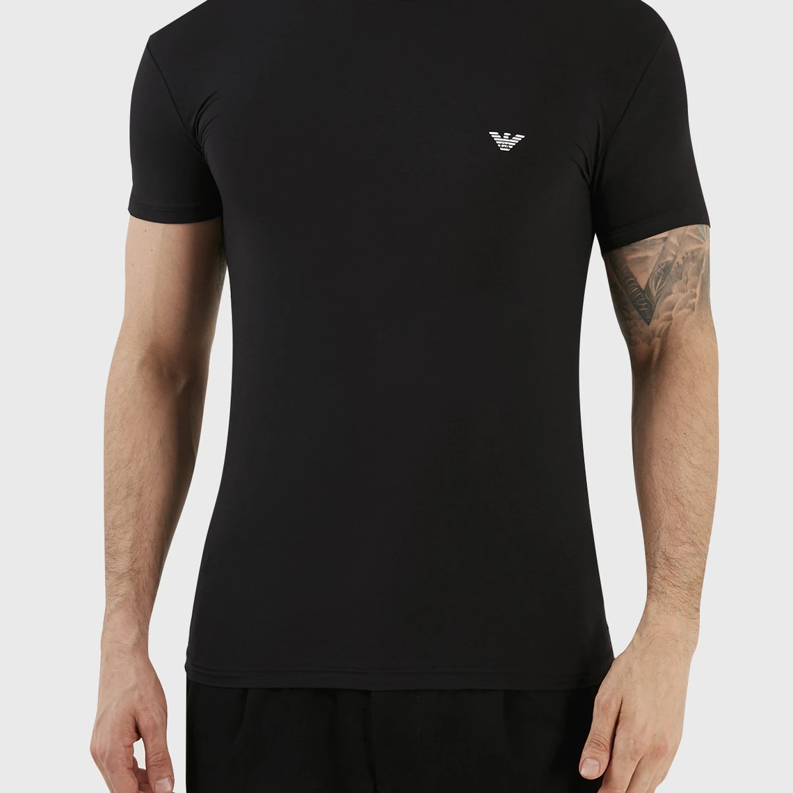 T-Shirt V-Neck - Coton Noir 3 T-Shirt V-Neck - Coton Noir