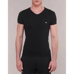 Tee-shirt Homme En Coton Stretch EAGLE - Noir