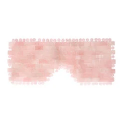 Masque Pour Les Yeux Anti-âge En Quartz Rose