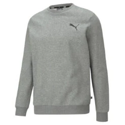 Puma Sweartshirt ESS LOGO CREW - Gris -MenCorner Boutique fd ess logo crew fl 3383556 1140x1140