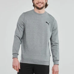 Puma Sweartshirt ESS LOGO CREW - Gris