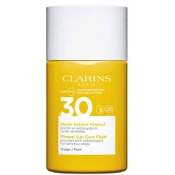 Clarins Fluide Solaire Minéral Visage SPF30 30 Ml
