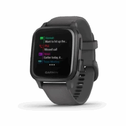 Montre Connectée Mixte Garmin Slate 010-02427-10 - Bracelet Silicone Gris -MenCorner Boutique garmin venu sq homme 010 02427 10 2885397 1 1200x1200