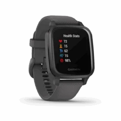 Montre Connectée Mixte Garmin Slate 010-02427-10 - Bracelet Silicone Gris -MenCorner Boutique garmin venu sq homme 010 02427 10 2885397 2 1200x1200