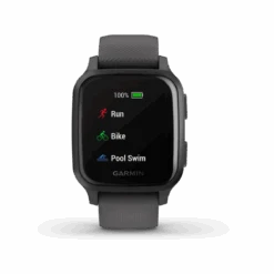 Montre Connectée Mixte Garmin Slate 010-02427-10 - Bracelet Silicone Gris -MenCorner Boutique garmin venu sq homme 010 02427 10 2885397 3 1200x1200