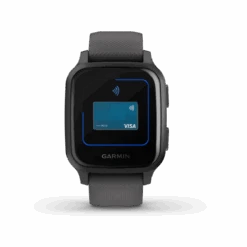 Montre Connectée Mixte Garmin Slate 010-02427-10 - Bracelet Silicone Gris -MenCorner Boutique garmin venu sq homme 010 02427 10 2885397 4 1200x1200