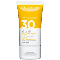Clarins GEL-EN-HUILE SOLAIRE INVISIBLE SPF30 VISAGE 50ml