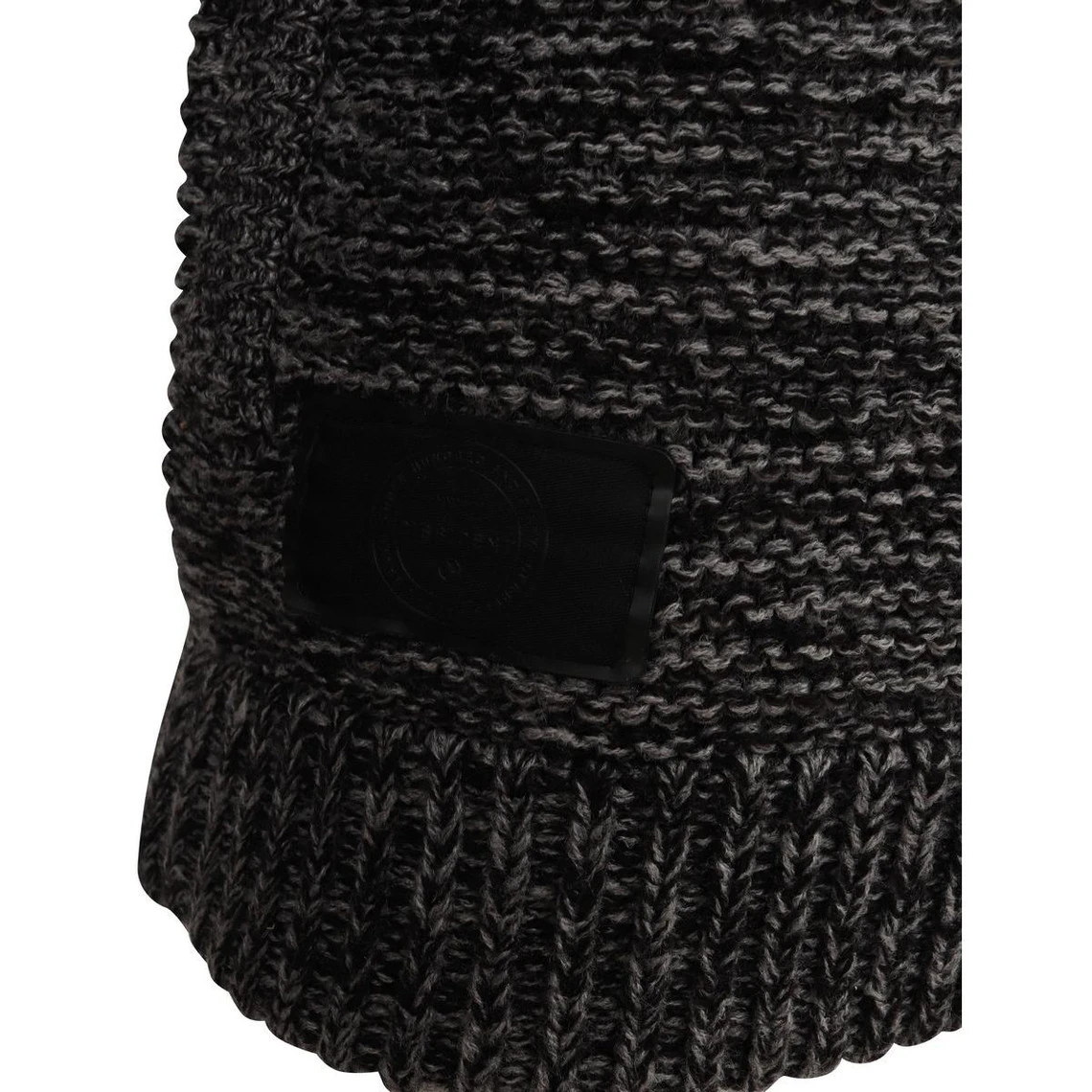 Gilet Zippé Homme Noir - Gris Foncé 6 Gilet Zippé Homme Noir - Gris Foncé – Image 4