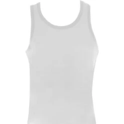 DEBARDEUR HERO COL V COTON - LOGO DISCRET Blanc