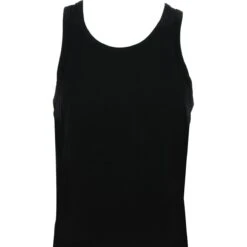 DEBARDEUR HERO COL V COTON - LOGO DISCRET Noir