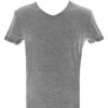 T-SHIRT HERO COL V COTON - LOGO DISCRET Gris -MenCorner Boutique guess underwear t shirt hero col v coton 234226 296058 1200x1200