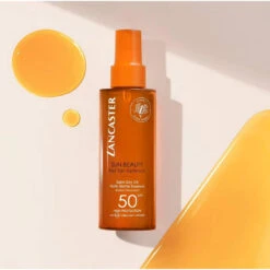 Huile Sèche Soyeuse Accélératrice De Bronzage Spray SPF50 Sun Beauty 150 Ml -MenCorner Boutique huile seche soyeuse acceleratrice de bronzage spray spf50 150ml sun beauty 3474524 2 1140x1140