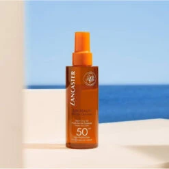 Huile Sèche Soyeuse Accélératrice De Bronzage Spray SPF50 Sun Beauty 150 Ml -MenCorner Boutique huile seche soyeuse acceleratrice de bronzage spray spf50 150ml sun beauty 3474524 4 1140x1140