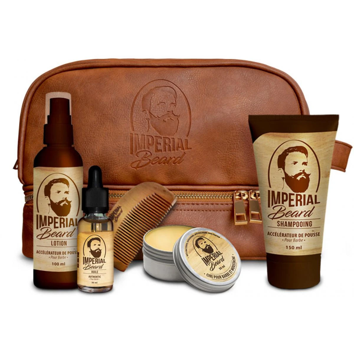 Trousse Volume De La Barbe - Shampoing Volume, Lotion Volume, Huile à Barbe, Cire Hydratante, Peigne Et Trousse 3 Trousse Volume De La Barbe - Shampoing Volume, Lotion Volume, Huile à Barbe, Cire Hydratante, Peigne Et Trousse