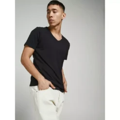 Jack & Jones Tee-shirt Manches Courtes Homme - Noir 12 Jack & Jones Tee-shirt Manches Courtes Homme - Noir -MenCorner Boutique jack et jones tee shirt manches courtes homme 3509270 4 1140x1140