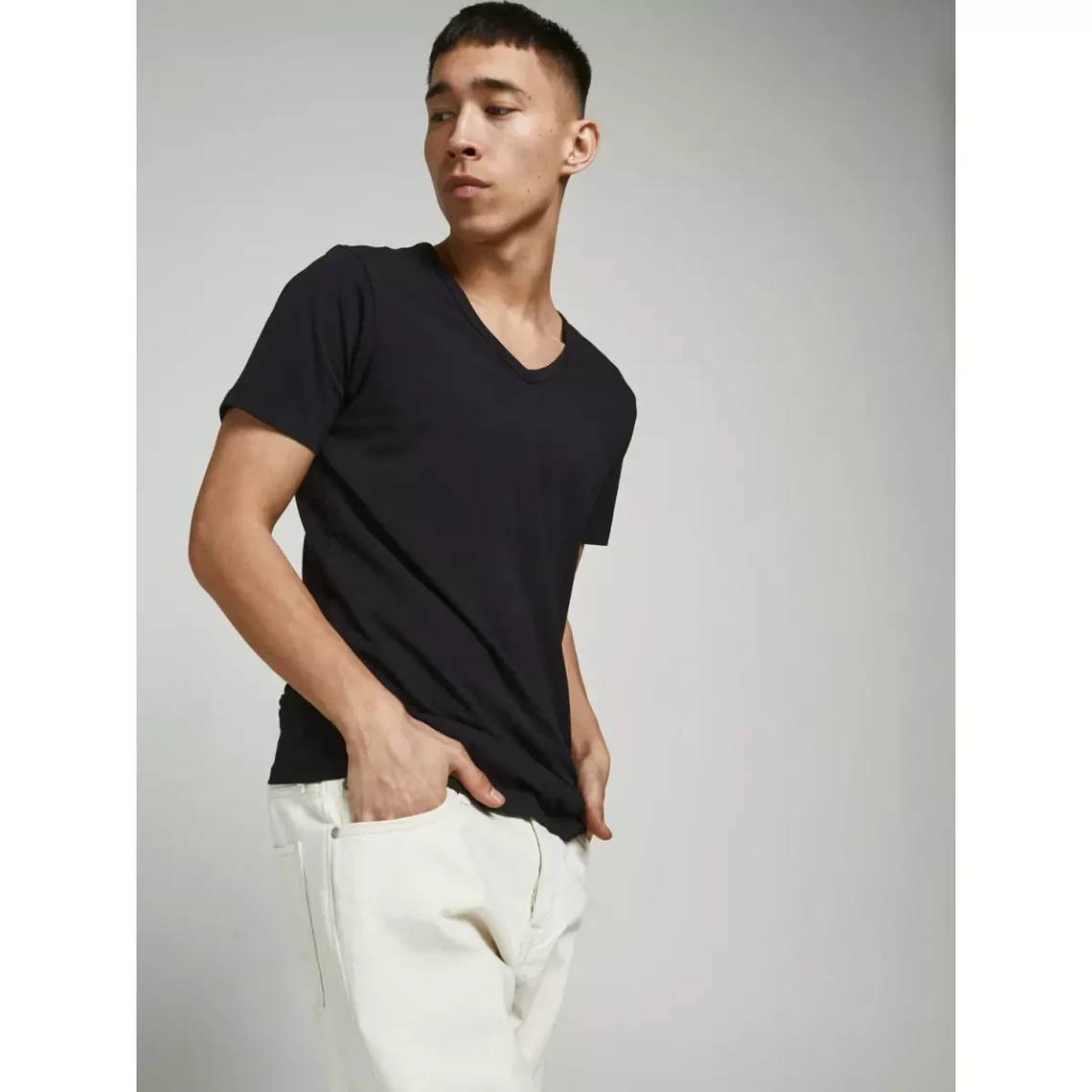 Jack & Jones Tee-shirt Manches Courtes Homme - Noir 6 Jack & Jones Tee-shirt Manches Courtes Homme - Noir â Image 4