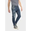 LE TEMPS DES CERISES Jeans Alost 900/3 Tapered Arqué Destroy Bleu N°2 2 LE TEMPS DES CERISES Jeans Alost 900/3 Tapered Arqué Destroy Bleu N°2 -MenCorner Boutique jeans tapered 903 longueur 34 3518420 7030100 1140x1140