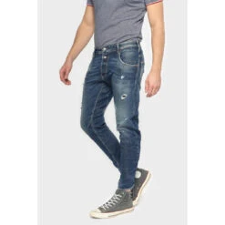 LE TEMPS DES CERISES Jeans Alost 900/3 Tapered Arqué Destroy Bleu N°2 11 LE TEMPS DES CERISES Jeans Alost 900/3 Tapered Arqué Destroy Bleu N°2 -MenCorner Boutique jeans tapered 903 longueur 34 3518420 7030102 2 1140x1140