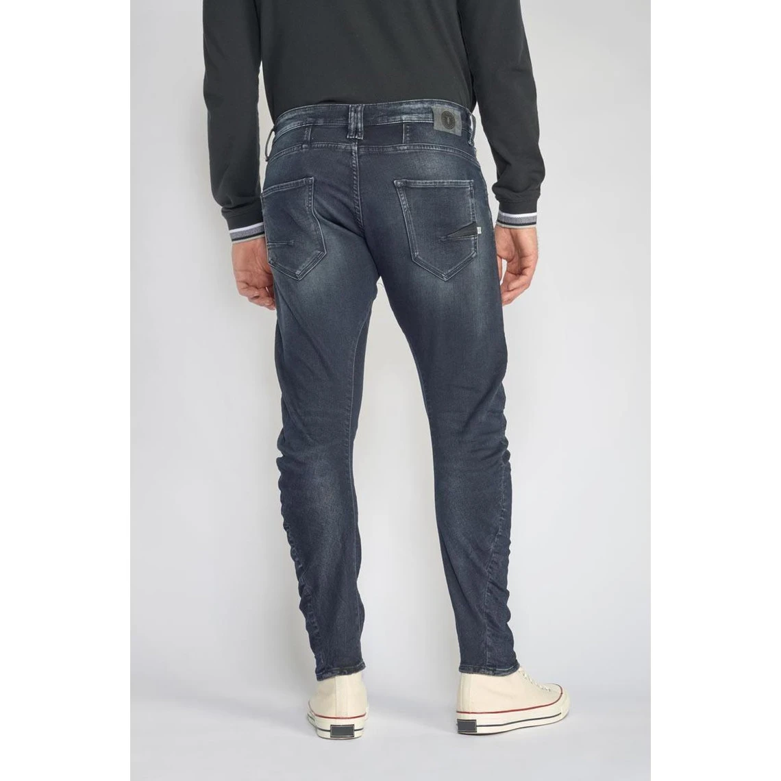 LE TEMPS DES CERISES Jeans 900/3 Jogg Tapered Arqué Bleu-noir N°3 5 LE TEMPS DES CERISES Jeans 900/3 Jogg Tapered Arqué Bleu-noir N°3 – Image 3