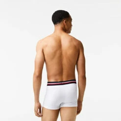 Lot De Boxers Courts Homme - Bleu Marine, Blanc, Bleu Et Blanc -MenCorner Boutique lacoste underwear lot de boxers courts homme bleu marine blanc bleu et blanc 3437098 4 1140x1140