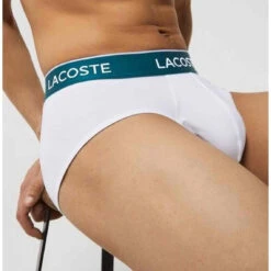 Pack De 3 Slips - Lacoste Underwear Noir -MenCorner Boutique lacoste underwear pack de 3 slips 3360174 3 1140x1140