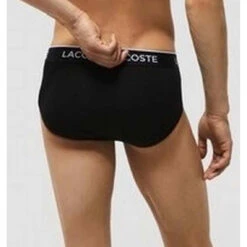 Pack De 3 Slips - Lacoste Underwear Noir -MenCorner Boutique lacoste underwear pack de 3 slips 3360174 5 1140x1140