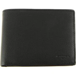 Le Tanneur Portefeuille Billets Cc Monnaie Rabat 2 Volets Noir