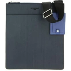 Reporter PM Crepuscule - Le Bleu Emilie - Le Tanneur - Cuir Vachette Pleine Fleur Bleu