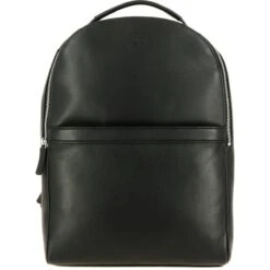 Le Tanneur Sac à Dos Zippé Noir