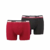 Lot De 2 Boxers - Anthracite/rouge -MenCorner Boutique levis underwear 905005001786 1232525 1200x1200