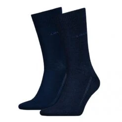 Lot De 2 Chaussettes Noir Bleu Marine