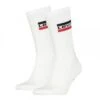 Lot De 2 Paires De Chaussettes Coton Unisexe Levi's - Blanc -MenCorner Boutique levis underwear lot de 2 paires de chaussettes unisexe 3196836 1200x1200