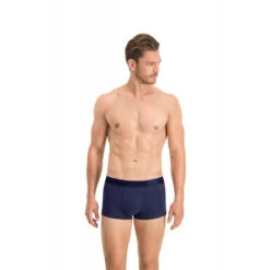 Lot De 2 Boxers Ceinture élastique - Bleu -MenCorner Boutique lot de 2 boxers ceinture elastique bleu 3196790 2 1140x1140