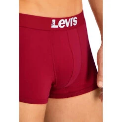 Lot De 2 Boxers Ceinture élastique - Rouge -MenCorner Boutique lot de 2 boxers ceinture elastique rouge 3196802 4 1140x1140