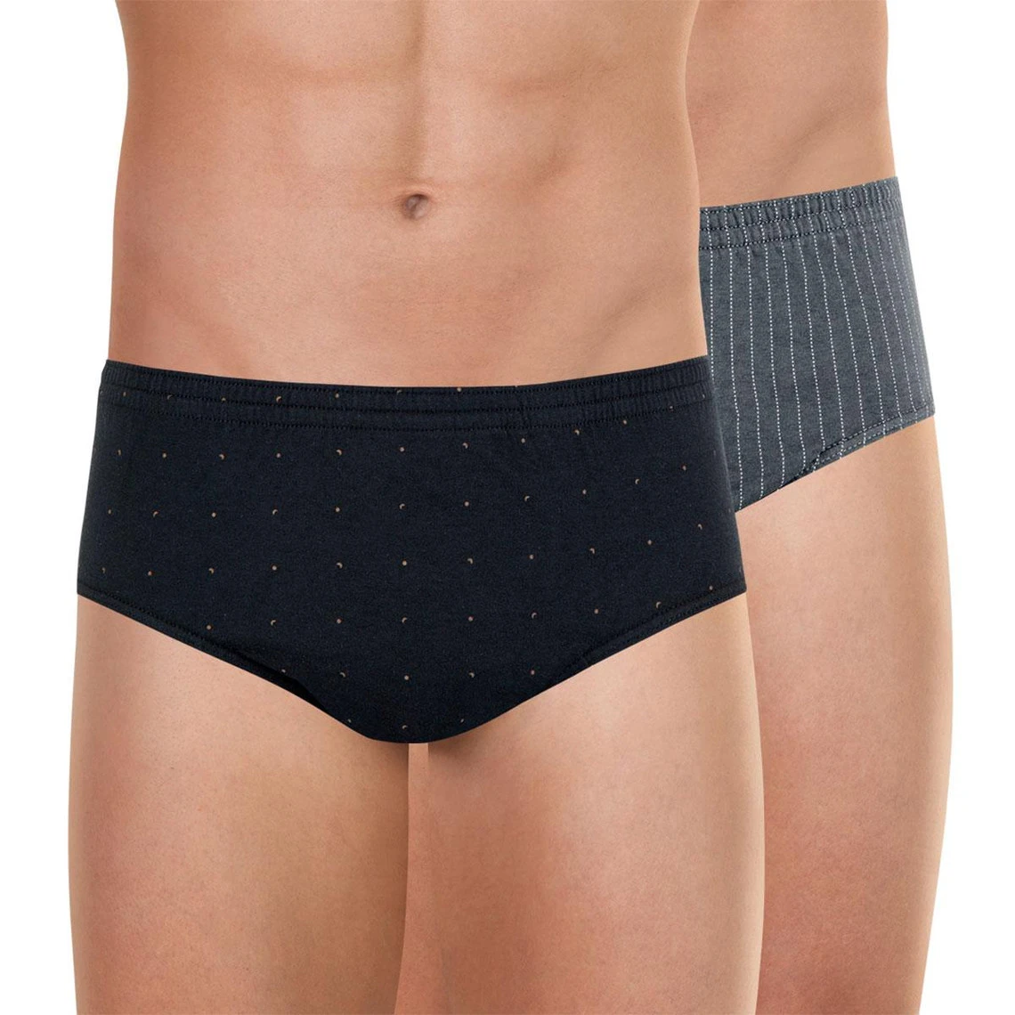 Lot De 2 Slips Taille Haute Homme - Noir 3 Lot De 2 Slips Taille Haute Homme - Noir