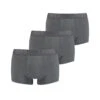 Lot De 3 Boxers Ceinture Elastique - Gris