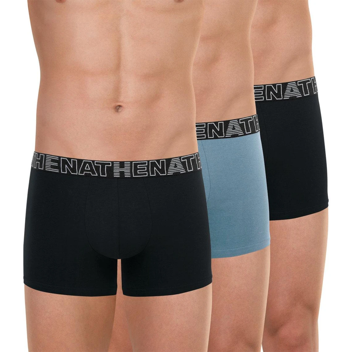 Athena Lot De 3 Boxers Homme - Gris 3 Athena Lot De 3 Boxers Homme - Gris